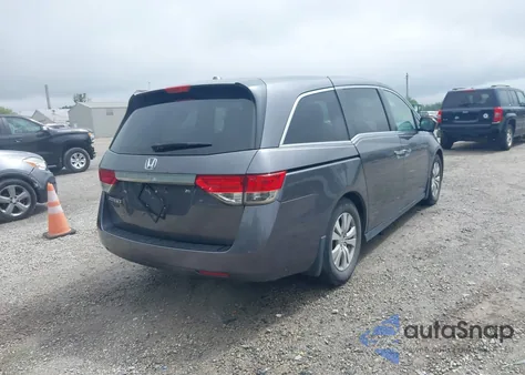 2015 Honda Odyssey Ex-L из США, поврежденный, VIN 5FNRL5H67FB119534